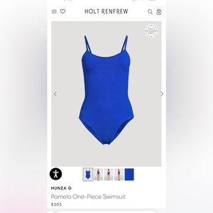 BNWT Hunza G Pamela one piece